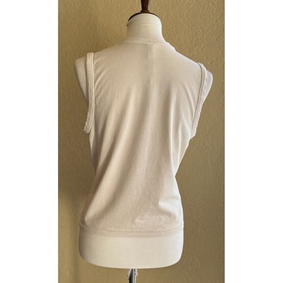 SKIMS Women's Outdoor Crew Neck Sleeveless Tank Top Size 2X Bone - Picture 7 of 9